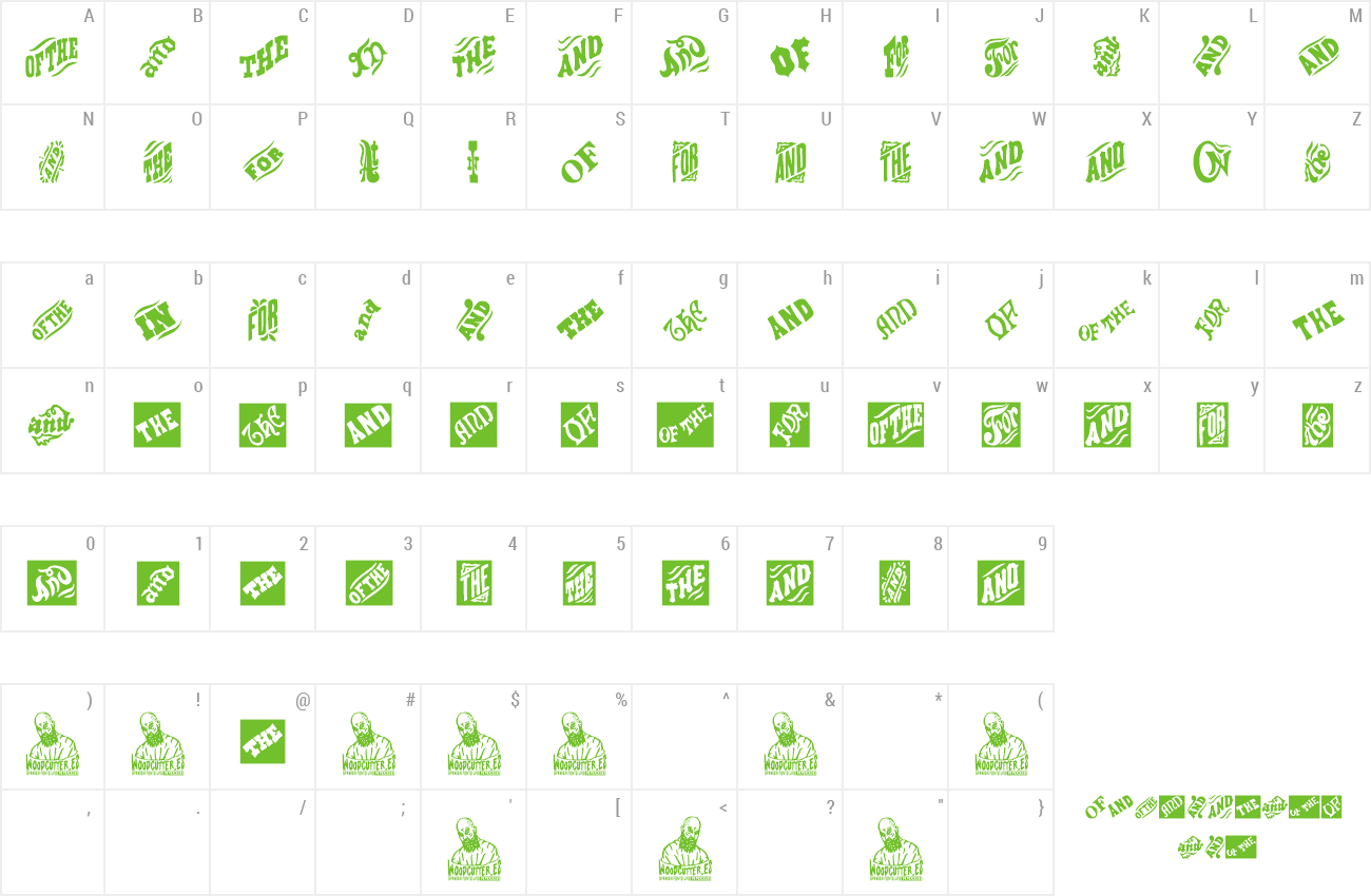 Font Vintage Catchwords preview